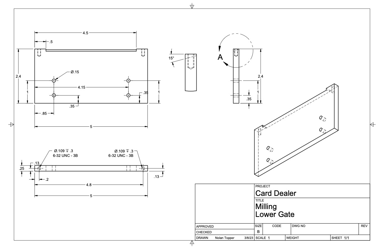 Lower Gate Drawing